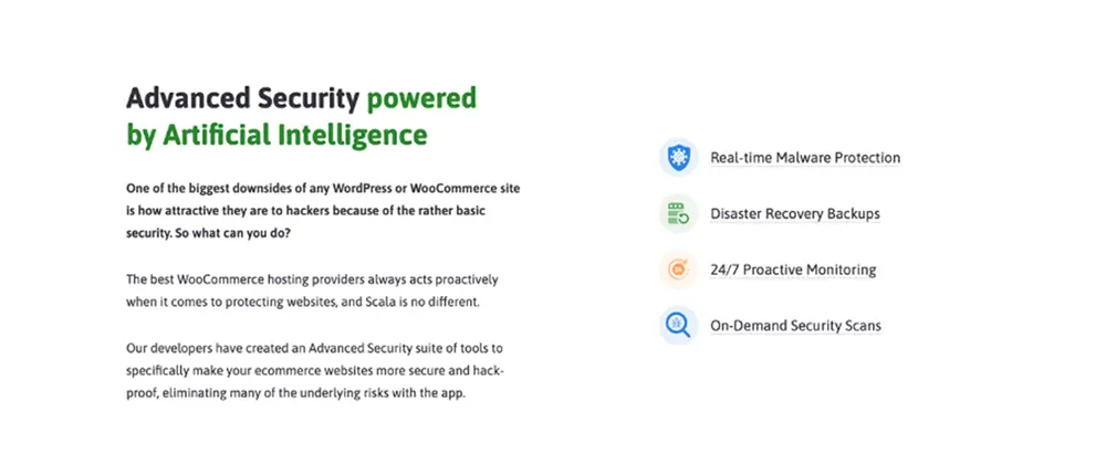 What Is the Best Hosting for WooCommerce?, Security Features