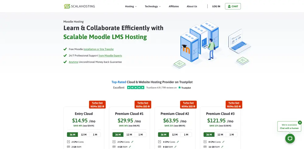 What Are the Best Examples of Moodle Implementation?, ScalaHosting and Moodle