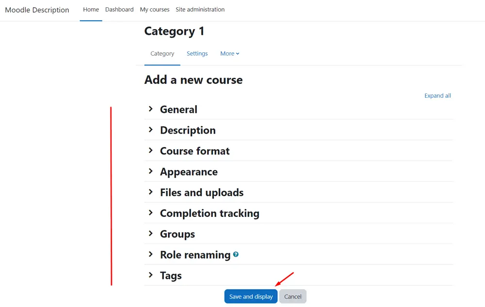 How to Create a Course in Moodle: A Comprehensive Guide + Tips, Create a new course 4